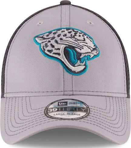New Era NFL Grayed Out Neo 39Thirty Stretch Flex Fit Hat Cap (as1, Alpha, m, l, Jacksonville Jaguars) in Saudi Arabia