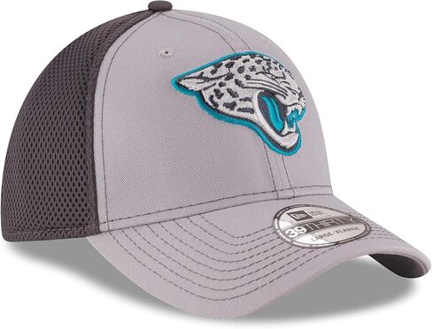 New Era NFL Grayed Out Neo 39Thirty Stretch Flex Fit Hat Cap (as1, Alpha, m, l, Jacksonville Jaguars) in Saudi Arabia
