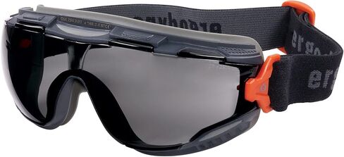 Ergodyne Skullerz Arkyn Protective Dust Safety Goggle, Non-Vented, Anti Fog, Scratch Resistant​, Adjustable Fabric Strap in Saudi Arabia