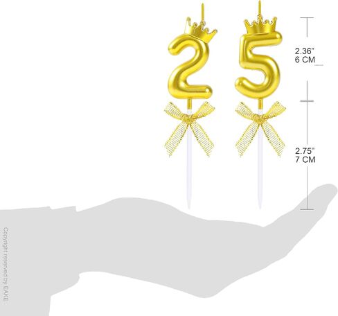 Number 15 Candle 3D Golden 15th & 51st Birthday Candles Cake Topper with Crown for Happy 15 and 51 Birthday Wedding Anniversary Party Celebration Decoration in Saudi Arabia