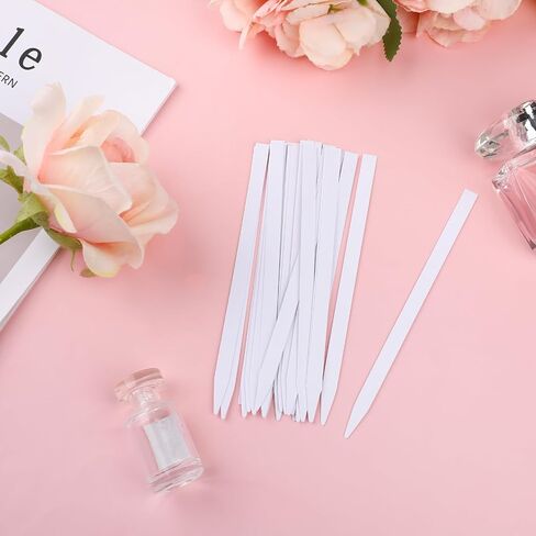 100 Pcs Fragrance Tester Strips, Disposable Perfume Test Strips, Perfume Tester Strips for Perfume Fragrances Scents Essential Oils Aromatherapy(Square Head) in Saudi Arabia