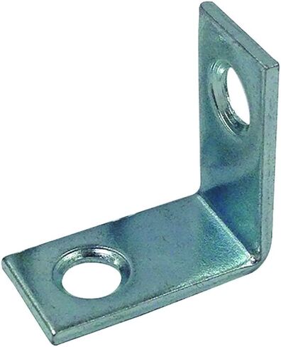Prime-Line MP71442-4 Corner Bracket, 1 In., Steel Construction, Zinc-Plated, L-Angle (4 Pack) in Saudi Arabia
