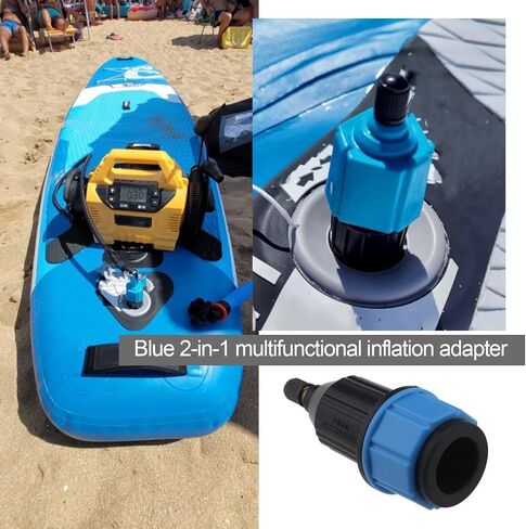 1 Set Inflatable SUP Pump Adaptor Multifunction SUP Valve Adapter for Paddle Boards Canoes Rubber Boats Kayaks Inflatable Beds in Saudi Arabia