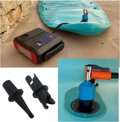 1 Set Inflatable SUP Pump Adaptor Multifunction SUP Valve Adapter for Paddle Boards Canoes Rubber Boats Kayaks Inflatable Beds in Saudi Arabia