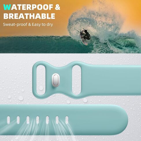 5 عبوات من أساور السيليكون الناعمة - متوافقة مع Apple Watch Ultra 2 وUltra Band 49 مم 45 مم 44 مم 42 مم 41 مم 40 مم 38 مم للرجال والنساء، حزام رياضي مسامي لسلسلة Ultra 2 iWatch 9 8 7 6 SE 5 4 3 2 in Kuwait