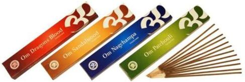Patchouli Om Incense Works Natural Fragrance Incense Sticks 2 Pack 15gm per Box in Saudi Arabia