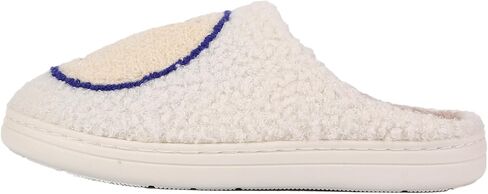Sharlllen Smile Face Slippers للنساء والرجال، شباشب وجه سعيد ريترو مريحة من القطيفة شباشب Preppy كرتونية منفوشة وجه مبتسم لفصل الشتاء، ناعمة دافئة سهلة الارتداء، منزلقة داخلية وخارجية غير قابلة للانزلاق in Kuwait