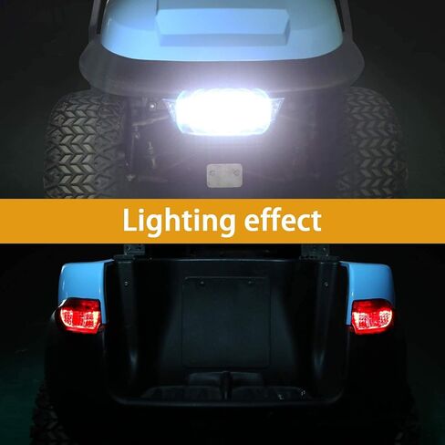 طقم إضاءة فاخر لعربة الجولف 10L0L لسيارة النادي السابقة، المصابيح الأمامية مع زر بوق مفتاح إشارة الانعطاف، ولوحة تبديل ضوء الفرامل in Kuwait