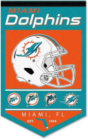 راية تاريخ ميامي دولفينز التراثية in Kuwait