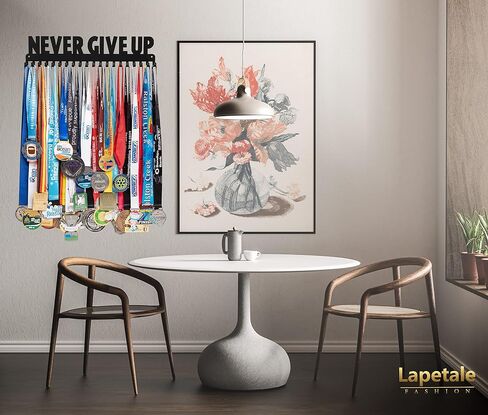 Medal Hanger Holder Display Rack Award Ribbon Organizer for Race,Running,Soccer,Gymnastic,Wrestling,Upgraded Hooks Easy Install Easy to Use Common Slogans normal font in Saudi Arabia