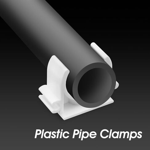 20 قطعة من مشبك أنابيب المياه PVC، 3/4 بوصة (20 مم) مشابك أنابيب ID على شكل حرف U لأنابيب المياه، وشماعة خرطوم الأنابيب تدعم أنابيب Pex (20 مم) in Kuwait