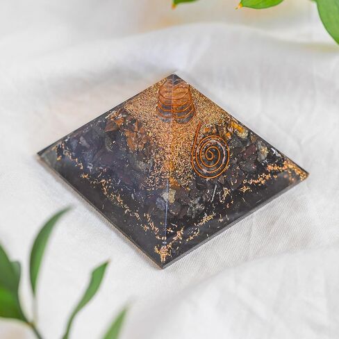 Selenite XL 85MM Orgone Energy Generator Pyramid (Selenite, XL 85MM) in Saudi Arabia