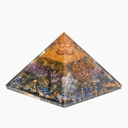Selenite XL 85MM Orgone Energy Generator Pyramid (Selenite, XL 85MM) in Saudi Arabia