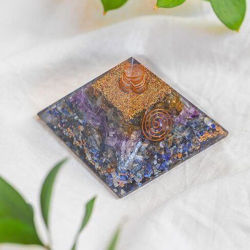 Selenite XL 85MM Orgone Energy Generator Pyramid (Selenite, XL 85MM) in Saudi Arabia