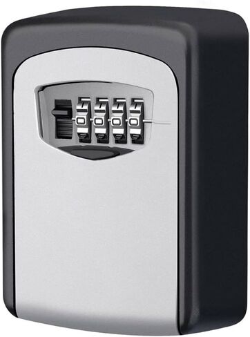 JacobsParts 4 Digit Combination Security Key Lock Box Waterproof Key Storage Lockbox Wall Mount 6 Key Extra Large Capacity for House Key, Car Key, ID Card in Kuwait