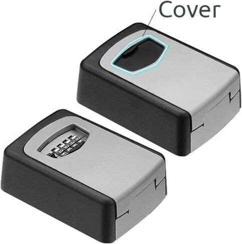 JacobsParts 4 Digit Combination Security Key Lock Box Waterproof Key Storage Lockbox Wall Mount 6 Key Extra Large Capacity for House Key, Car Key, ID Card in Kuwait