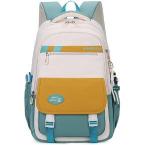 EKUIZAI Classic Girls Backpack Kawaii Middle School Bookbag Clash Color Teenage Girls Backpacks in Kuwait