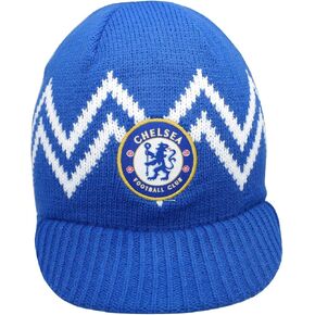 Compatible with Chelsea Officially Licensed Soccer Beanie 03 Blue