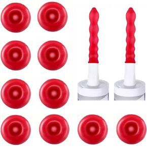 10 قطعة غطاء توفير السد الأحمر السد السدادة التوقف السد أنبوب التشطيب أداة لختم والحفاظ in Kuwait