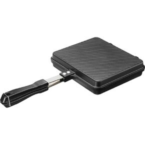 MB-1772 Wide Hot Sandwich Pan, Easy to Bake and Bake Even More Tightly! For Direct Fire, Atsuka Dining