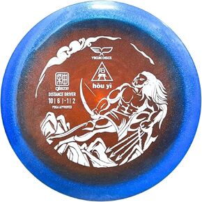 Yikun PDGA Disc Golf Distance Driver 170-175g خط الصقيل مثالي للألعاب الخارجية والمنافسة (لون أزرق/أخضر عشوائي)