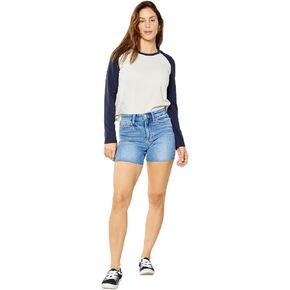 Judy Blue High Waist Raw Hem Shorts: Premium Jeans Comfort Style 15277-