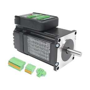 CNCTOPBAOS JSS57P2N Nema23 2N.m Closed Loop Stepper Motor Integrated Digital Hybrid Servo Drive System 24-48V DC RS232 with 1000 encoder line for Robots,Cutting,Marking,CNC Router Engraving Machine