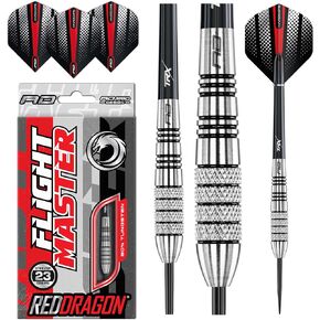 RED DRAGON Sidewinder 23 Gram Tungsten Darts Set with Flights and Stems