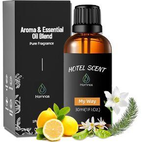 My Way Essential Oil, Hotel Collection Diffuser Oil, Home Luxury & Hotel Scents for Diffuser, 30ML Pure Diffuser Oil with Lemon, Tuberose and Vanilla for Aromatherapy