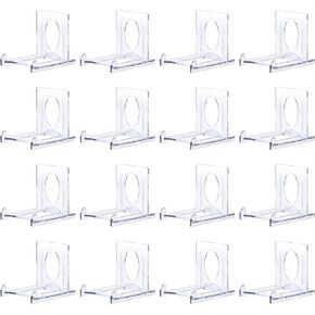 Small Stand for Card Holders Acrylic Stands Display Stand for Trading Card Display, 16Pack
