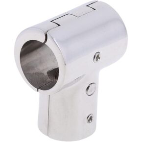 316 Stainless Steel Boat Marine Handrail 90 Degree T/Tee Fitting Rail Connector Split