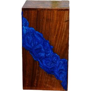 Epoxy Resin Wooden Urns for Human Ashes Cremation urns for adult ashes men women Urns for human ashes adult male female large burial urns for adult human ashes (Large(11'X6.5) 250cu/in)