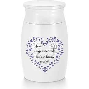 3 Inches Small Ashes Keepsake Urns for Human Ashes Bird Mini Urns for Human Ashes Aluminum Memorial Small Urn Ashes Holder Mini Cremation Urns