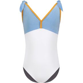 AOQUNFS Girls Sleeveless Ballet Dance Leotards with Bow Shoulder Gymnastics Leotards for Girls