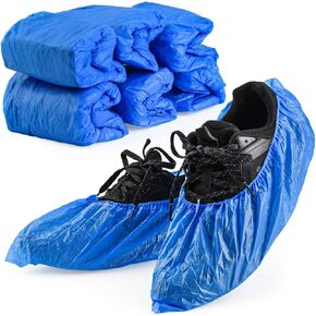 60 Pack (30 Pairs) Shoe Covers Disposable Non-slip, Waterproof Premium CPE Shoe Covers for Indoors, Fits Up To 11 US Men and 13 US Women Size in Saudi Arabia