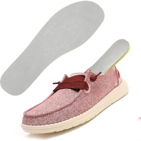 Women Shoe Insoles for Hey Dude Wally Replacement, Shoe Inserts for Women, Memory Foam Women Insoles, Providing Excellent Shock Absorption and Cushioning, Reducing Sweating and Odors (W9)