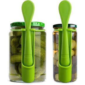 Pickle Fork 2 Pack pickle grabber,Olive fork pickle picker pickle gift kitchen gadgets pickle gifts pickle forks for the jar pickle holder