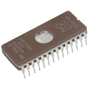 Advanced Micro Devices IC 27128A-15 EPROM 128K-Bit 150ns NMOS UV Erasable Electrically Programmable Memory