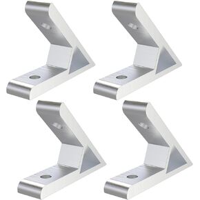 4Pcs 45 Degree/135 Degree 2020 Corner Angle Bracket Connection Joint for 2020 Series Aluminum Extrusion Profile (45 Degree)