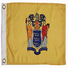 TAYLOR MADE PRODUCTS Flag 93116, New Jersey, 12" x 18"