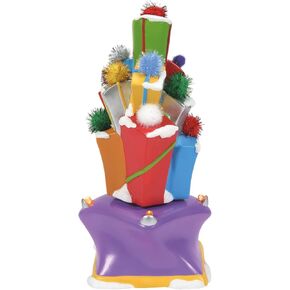 Department 56 Dr. Seuss The Grinch Village Accessories Properly Packaged My Dear Rotating Figurine, 8.7 Inch, Multicolor