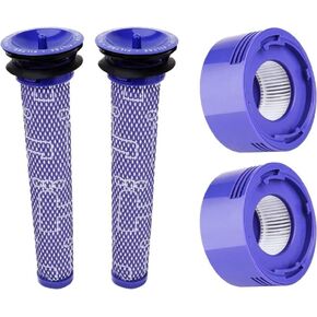2 Pack Replacement for Dyson V8/V8 Motorhead, V8+, V8 Absolute/Carbon Fiber, V7 Absolute, V7 Animal Plus, V7 Animal Pro, V7 Trigger Pro Vacuum, Compare to Part # 965661-01 & 967478-01