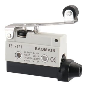 Baomain مفتاح الحد الأفقي TZ-7121 رافعة دوارة طويلة المفصلي لحظة Ui 380V Ith 10A