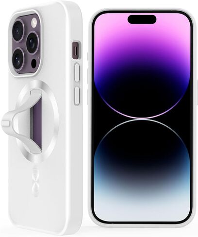 حافظة AUROX المغناطيسية لهاتف iPhone 15، متوافقة مع MagSafe، حافظة هاتف حماية من الدرجة العسكرية مقاومة للصدمات، غطاء هاتف واقٍ نحيف شفاف غير لامع، رمادي متدرج أسود in Kuwait