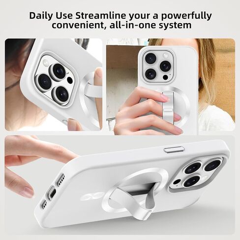 حافظة AUROX المغناطيسية لهاتف iPhone 15، متوافقة مع MagSafe، حافظة هاتف حماية من الدرجة العسكرية مقاومة للصدمات، غطاء هاتف واقٍ نحيف شفاف غير لامع، رمادي متدرج أسود in Kuwait