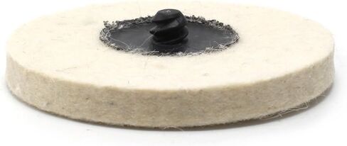 10 Piece 3" Wool QC Disc Polishing Buffing Pads Wheels in Saudi Arabia