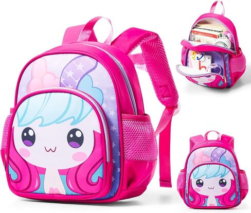 Toddler backpack,Preschool backpack for 2-4 children,kid's backpack with safety harness,Lunch schoolbag for Kids Boys Girls.Small backpack.Blue in Saudi Arabia