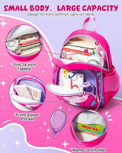 Toddler backpack,Preschool backpack for 2-4 children,kid's backpack with safety harness,Lunch schoolbag for Kids Boys Girls.Small backpack.Blue in Saudi Arabia
