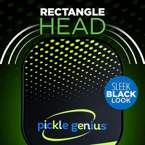 Pickleball Paddles by Pickle Genius - USAPA Approved 100% Raw Carbon Fiber Pickleball Paddle - Built-in State of The Art Technology for a Smart Combination of Power and Control - for All Levels in Saudi Arabia