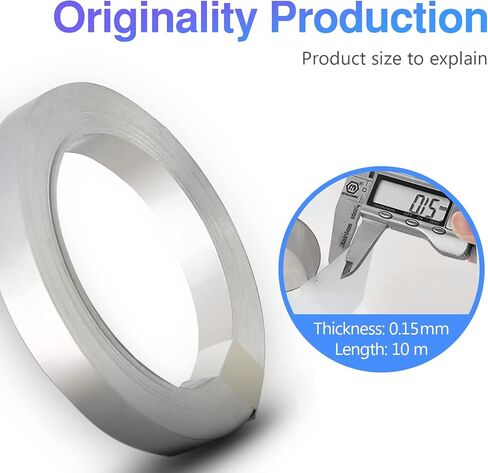 Pure Nickel Strips for Lithium Battery Pack Welding 99.6% Purity,32ft 0.1 * 8mm Nickle Tabs for 18650 26650 Battery Pack Spot Welding and Soldering (32ft 0.1X8mm) in Saudi Arabia